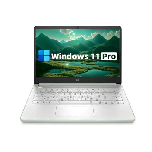 HP 14インチ軽量学生ノートパソコン - Microsoft Office 365 | Windows 11 Pro | 14インチHD | AI搭載 | 11時間バッター | N-Seriousノートパソコン | 16GB RAM、128GB UFS,