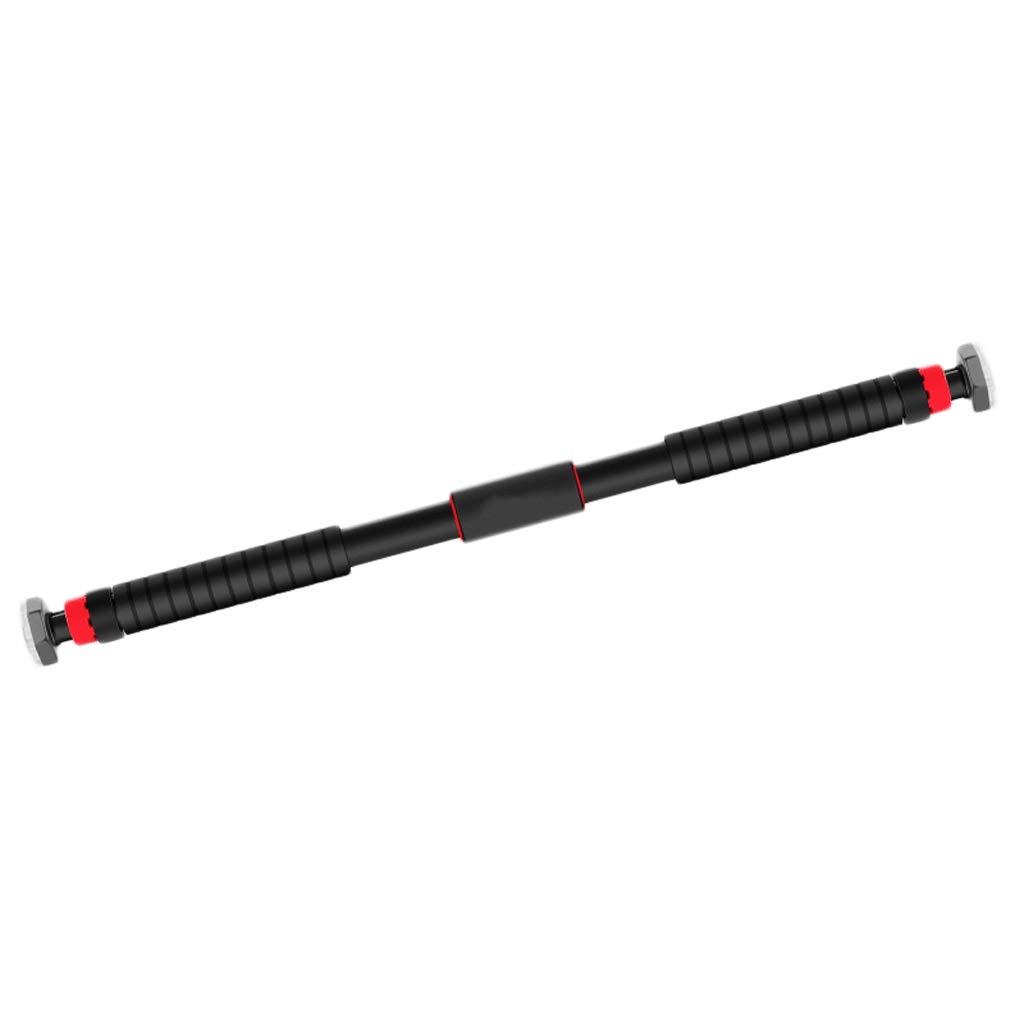 HTTGDGDH Chin Up Bar Pull Up Bar - Locking Doorway Pull Up Bar/Chin Up Bar Adjustable Width Multiple Screw-In Door-Mounts Workout Bar Strength Training Pull-Up Bars,Black and red-90-120cm