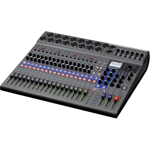 Zoom LiveTrak L-20 Digital Mixer & Multitrack Recorder, 20-Input/ 22-Channel SD Card Recorder, 22-in/4-out USB Audio Interface, 6 Customizable Outputs, Wireless iOS Control Bundle With Accessories - Thumbnail 5