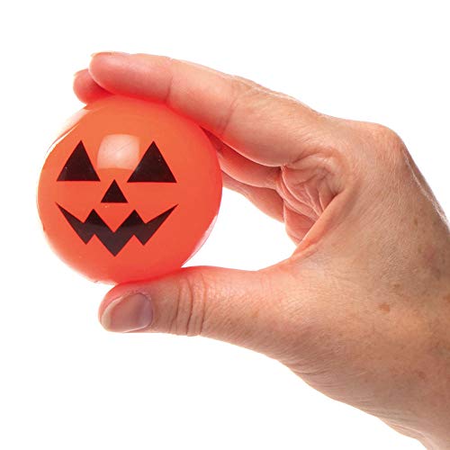 Baker Ross AX363 Pompoen Lichtgevende Stuiterballen Jet Balls - Pack Van 4, Halloween-Feestartikelen Voor Kinderen En… - Image 3