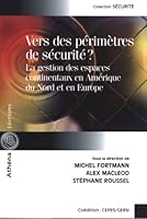 VERS DES PERIMETRES DE SECURITE. GESTION DES ESPACES CONTINENTAUX 2922865142 Book Cover