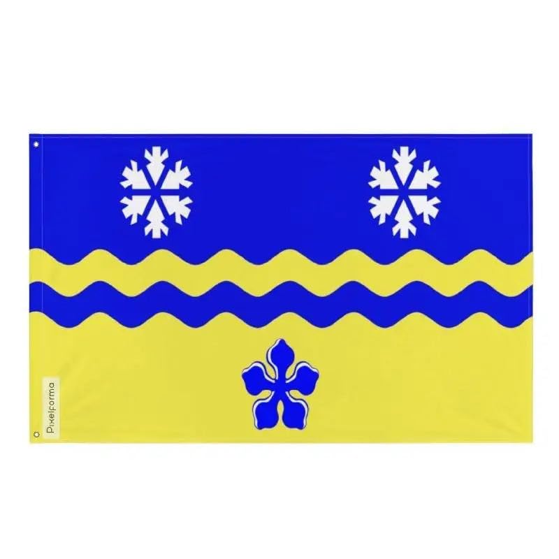 Drapeau Prince George haut de gamme Pixelforma en polyester résistant toutes dimensions