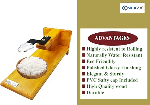 MEXZA™ Wooden Table Top Coconut Scraper Chirava Grater Thengai Thuruvi (M)
