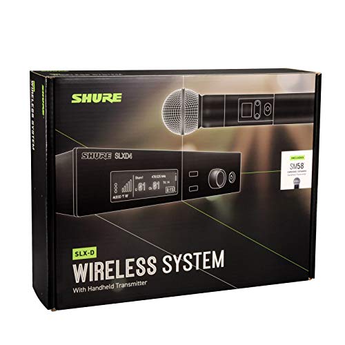 Shure Slxd24/Sm58 Wireless Microphone System With Sm58 Handheld Mic #TOP7