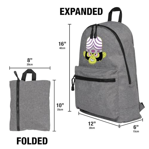 The Powerpuff Girls Mojo Jojo Head Lightweight Backpack for Work School Daily Use Packable for Travel4