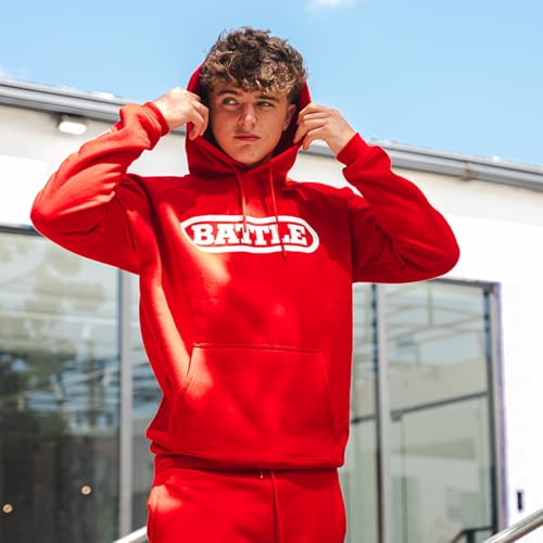 Battle Sports Classics Hoodie, Standard Fit, Fleece Material, Kangaroo Pocket, Adjustable Drawcord3