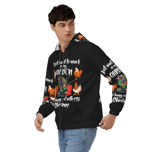 Men'S Fleece-Lined Full-Zip Hoodie, Excellent Gift For Special Festivals