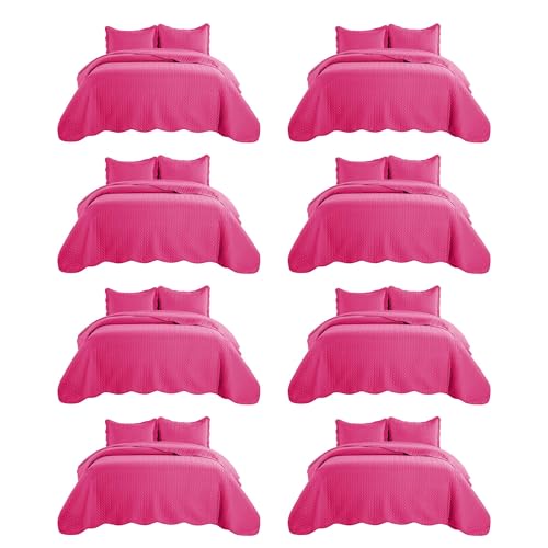 MOONLIGHT20015 California King 8 Pack Quilt Bedding Set Size (118"x106")