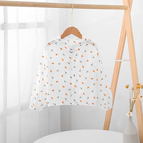 Toddler Girls Quick Dry Sunscreen Jackets Boys Summer Long Sleeve Cartoon Hooded Outerwear Zipper Lightweight Coat2