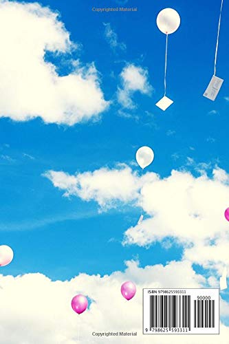 Balloons in the bright clouds workbook: Lined journal Great birthday gift for Women kids activity Premium cover sketchbook notebook diary for writing drawing doodling planning organizing image 2