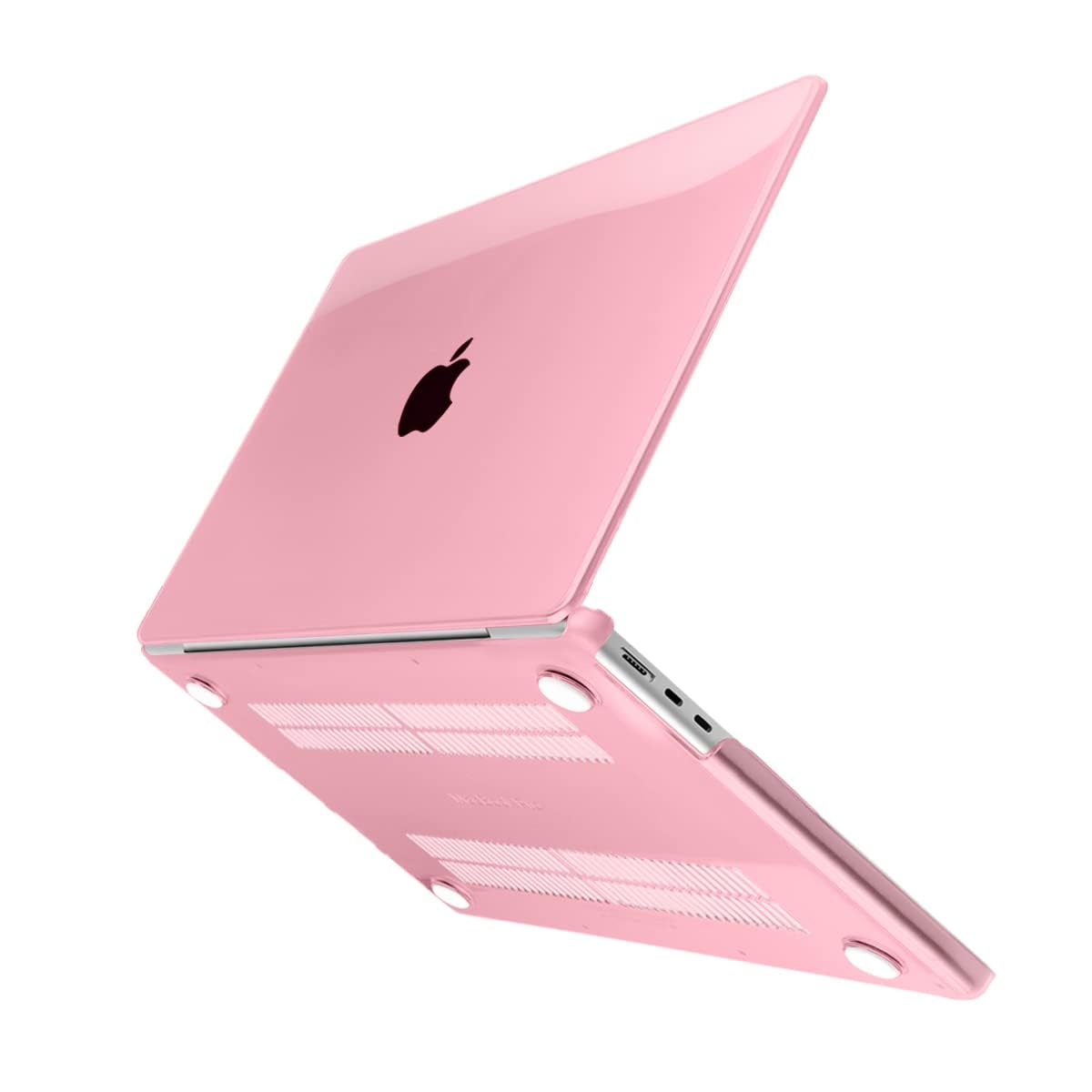 Dl3 Mobilak Compatible with MacBook Pro 15 Case 2019 2018 2017 2016 Release A1990 A1707 with Touch Bar and Touch ID, Plastic Hard Case Shell Cover (Pink)