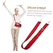 ERINGOGO Adjustable African Drum Strap Dual Hook System for Snare and Djembe Drums Versatile Waist Belt Shoulder Sling Accessory for Musicians