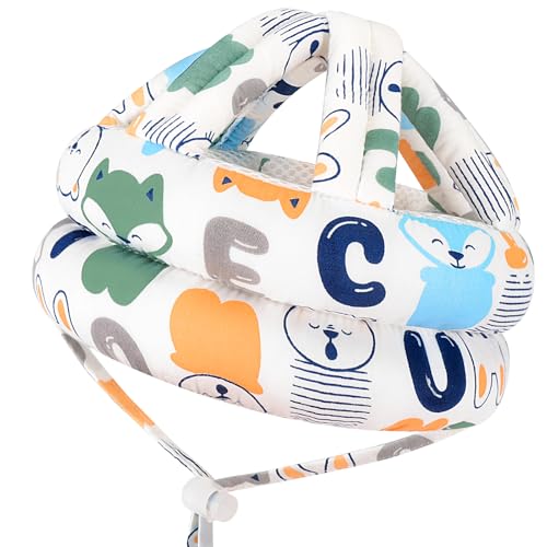 Image of Accmor Baby Helmet for Crawling Walking, No Bumps Safety Toddler Head Protector, Breathable Infant Headguard Cap with Soft Cushion, Cute Adjustable Child Protection Hat for 6-24 Months Boys Girls