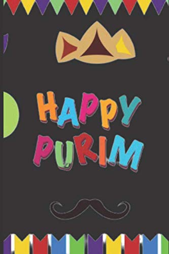 Happy Purim: Lined Notebook Journal With Blank Lined Paper / Novelty Gifts