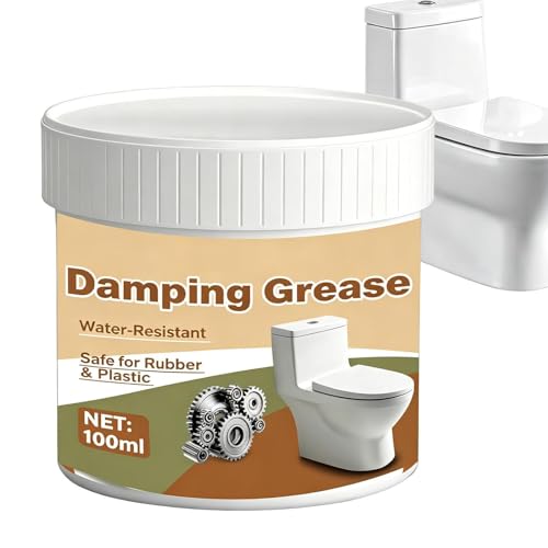 Hinge Motion Smoothing Compound 100ml - Reduces Wear & Tear | Shock Absorbing Long-Lasting Damping Grease With Brush 5.5x5.5x6cm