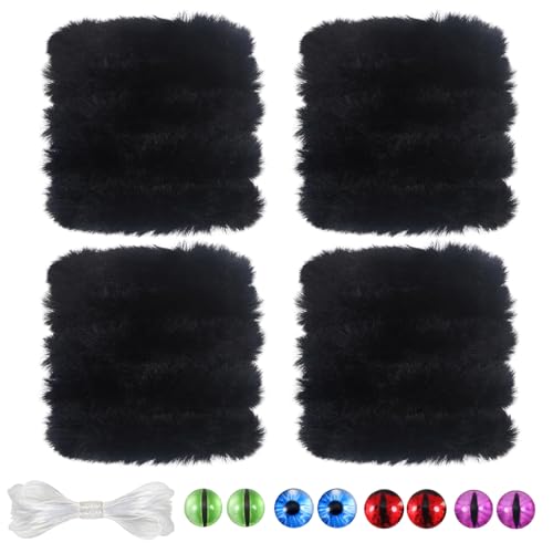 TOAOB Thick Pipe Cleaners Kit Black