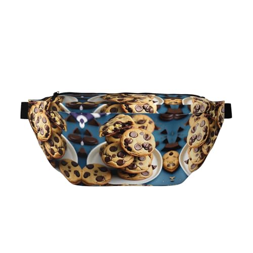 Sac de ceinture de sport imprimé cookies pour femmes et hommes