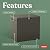 Keter City 30 Gallon Resin Outdoor Storage Box and Patio Furniture Side Table for Pool and Garden Accessories, Taupe