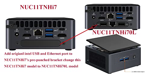 Intel Nuc 11 Pro Nuc11Tnhi7 Update To Nuc11Tnhi70L Mini Pc Mini Desktop Dual Lan 11Th Gen Intel® Core™ I7-1165G7 Processor Upto 4.7 Ghz Turbo,4 Cores,8 Threads,12 Mb L3 Cache(Without Ram&Ssd) #TOP2