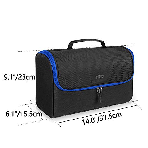 Trunab Game Disc Case Hold Up To 24 Discs, Portable Storage Bag Gaming Disk Organizers, Compatible With Xbox 360/Xbox One/Xbox Series X/S/Ps4/Ps4 Pro/Ps3/Ps5, Blue (Patent Pending) #TOP5