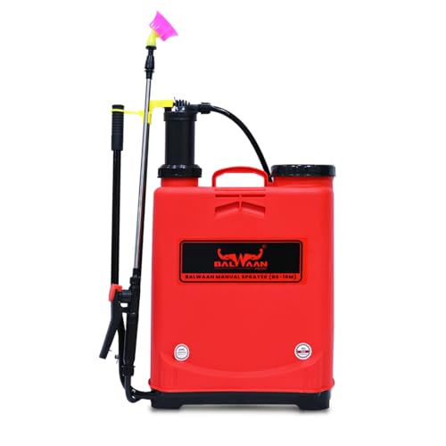 BALWAAN Krishi BS-16M Manual Sprayer Comes with 16 Liter Tank Capacity & 4 Types of Nozzles | for Spraying Water in Plants, Garden & Agriculture | Useful in Pest Control and Liquid Fertilizer (B0D6KR43VB) Amazon Price History, Amazon Price Tracker