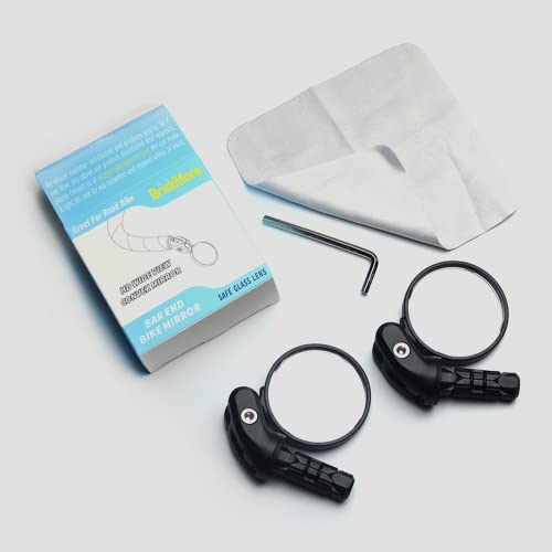 BriskMore 1 Pair Drop Bar Bike Mirror