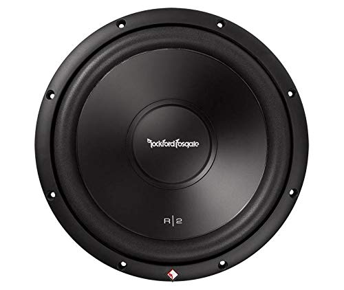 Rockford Fosgate R2D4-12 12" 500W 4-Ohm Car Subwoofer + Single Vented Sub Box #TOP2