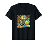 Diseño enérgico inspirado en el paintball con un jugador táctico victorioso con salpicaduras atrevidas y elementos dinámicos de celebración. Perfecto para los fanáticos del juego competitivo y la acción de alta adrenalina.