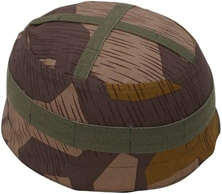 militaryharbor Luftwaffe Splinter 41 Brown Variation Camo Fallschirmjäger Helmet Cover M37 M38