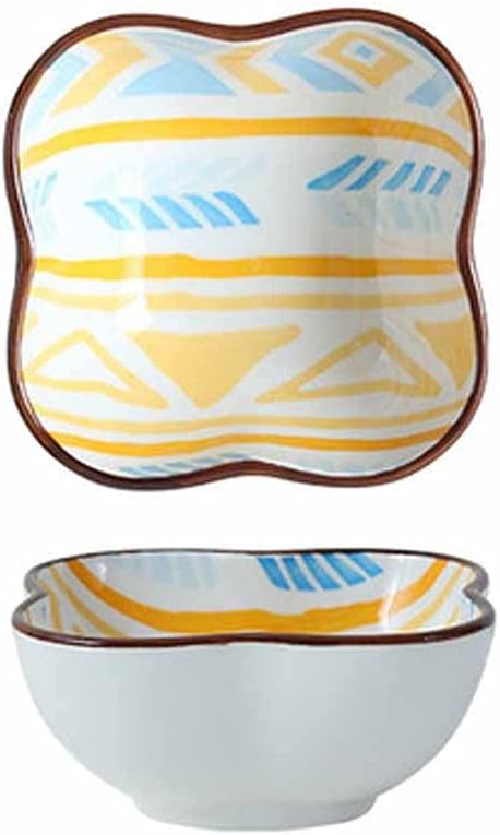 2PC Hand-Painted Underglaze Snack Dish Creative Ceremic Sauce Seasoning Soy Vinegar Small Plates(Gray)