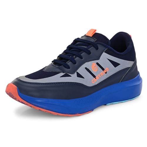 Image of Centrino Trendy Sneakers for Man | Casual Shoes for Men Stylish | Lightweight Lace-Up Canvas Walking Shoes | Cushioned Insole | Breathable Comfortable | Anti-Skid Sole | Premium Mens Sneaker Shoes (6831)