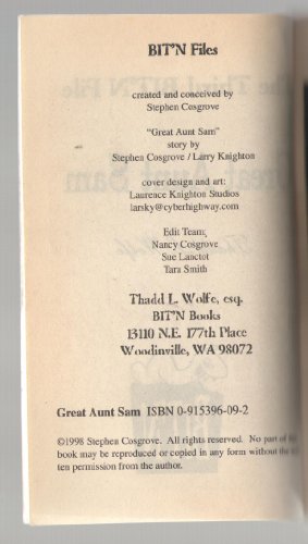 Great Aunt Sam "Bit'n Files" Book Three B00G4IGV8C Book Cover