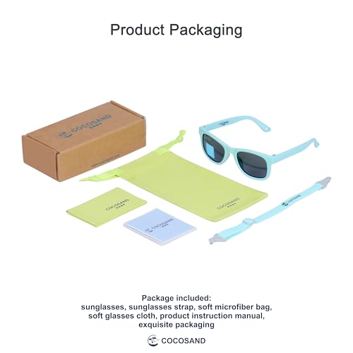 Image of COCOSAND Flexible Polarized Baby Sunglasses with Strap