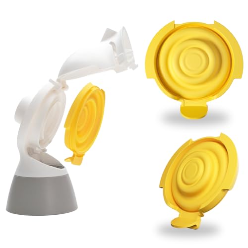 2pcs Silicone Membranes Compatible with Medela Pump Parts Pump Replacement Diaphragm for PersonalFit Flex connectors Pump in Style MaxFlow Swing Maxi Freestyle Flex Breast Pumps
