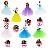 ❤ Set di Decorazioni per Torte Principessa: Il set di decorazioni per torte contiene 7 tipi di motivi principessa in totale ed è ricco di colori, che possono soddisfare le esigenze di persone con preferenze diverse.