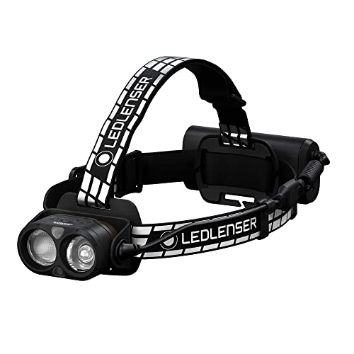 Get Special Price Ledlenser, H19R Signature Rechargeable Headlamp, 4000 Lumens, Bluetooth Connectivity, Fusion Beam, Red Light, Constant Light Output, Magnetic Charge System, Outdoors, Dustproof, Waterproof