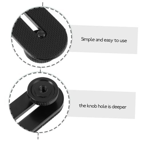 Soporte doble tornillo 1/4 barra ajustable de 2 piezas compatible con cámara 5