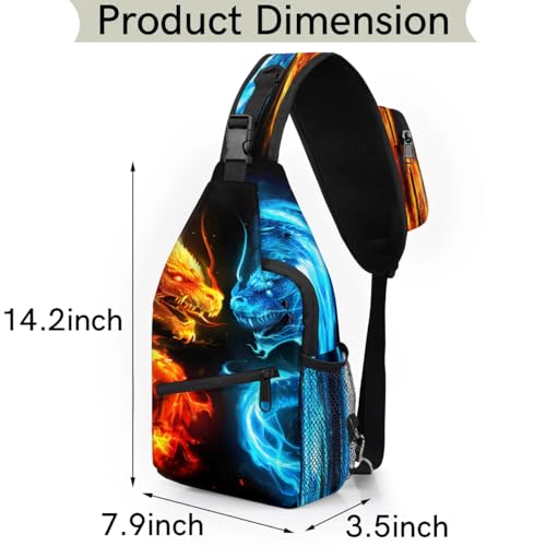 Bolso tipo Sling para hombres y mujeres unisex miniatura 2