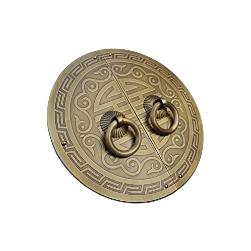 Poignée double porte vintage en laiton pour réparer un meuble