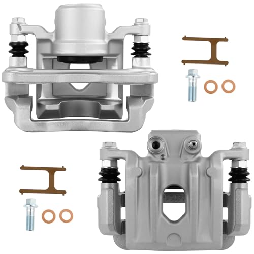 Image of SCITOO - Rear Disc Brake Calipers Assembly w /Bracket For Hyundai,For Kia Models - For Santa Fe 2010-2012,For Sorento 2011-2013 19B6271 19B6270