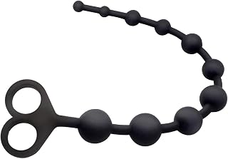 Anal Chain with 10 Balls, Anal Plug with Anal Beads for Men and Women
