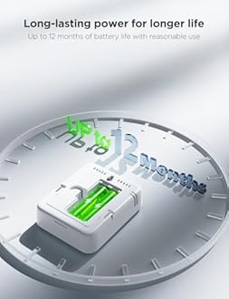 Govee Thermometer Hygrometer, LCD Bluetooth Digital Indoor Humidity and Temperature Meter with Data Storage and Alert Function, for Room