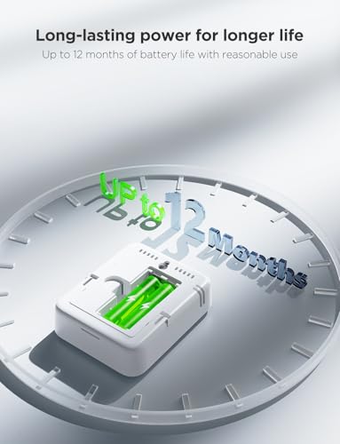 Govee Thermometer Hygrometer, LCD Bluetooth Digital Indoor Humidity and Temperature Meter with Data Storage and Alert Function, for Room