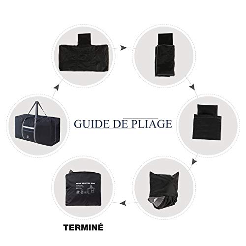 REDCAMP Foldable Travel Bag, Large Sports Bag, 75L/96L/100L, Lightweight Waterproof Hand Bag