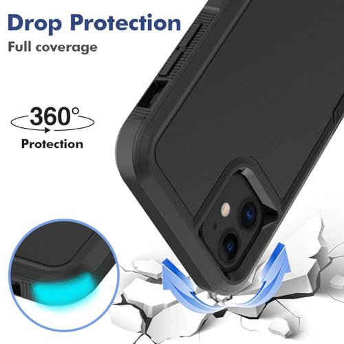 Mdcn JX_SFQH_IPHONE_11 For Iphone 11 Case: Dual Layer Protective Heavy Duty Cell Phone Case Shockproof Rugged Bumper Tough thumb #2