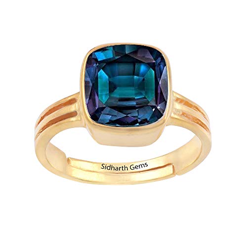 Bague alexandrite naturelle 5.32 carats, bijou en argent pour vos soirées élégantes
