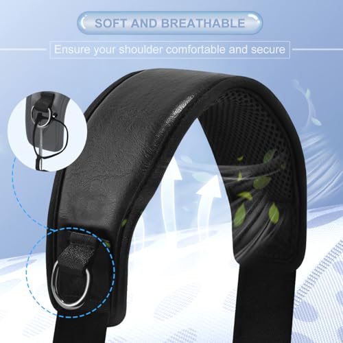 ZINZ 77 inch Bag Shoulder Strap with Ultra Cushion Breathable Pad, Durable Strap with Double Adjustable Buckles for Bags3