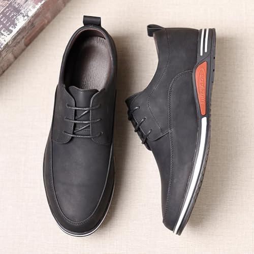 Men's Oxford Shoes Stylish Lace Up Comfortable Casual Walking Business Driving Dress Shoes3