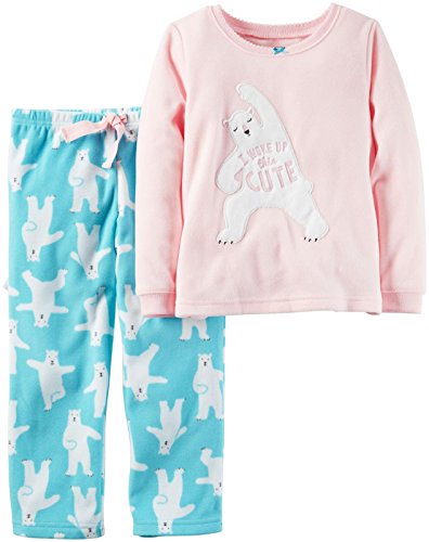 Carter's Girls 2 Pc Fleece 377g125, Print, 5