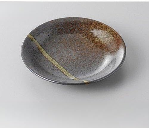 せともの本舗 Set of 10 Plates, Nanban Streamer, 5.0 Plates, 6.6 x 0.9 inches (16.8 x 2.4 cm), Restaurant, Ryokan, Japanese Tableware, Restaurant, Commercial Use, Tableware